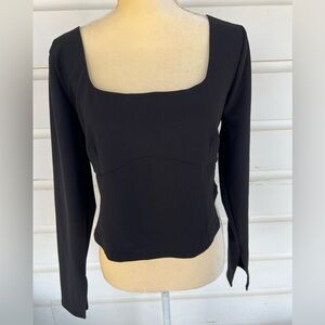 Abercrombie & Fitch Woman’s Square Neck Lightweight Corset Style Top Size XL